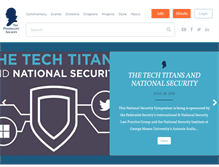 Tablet Screenshot of fedsoc.org